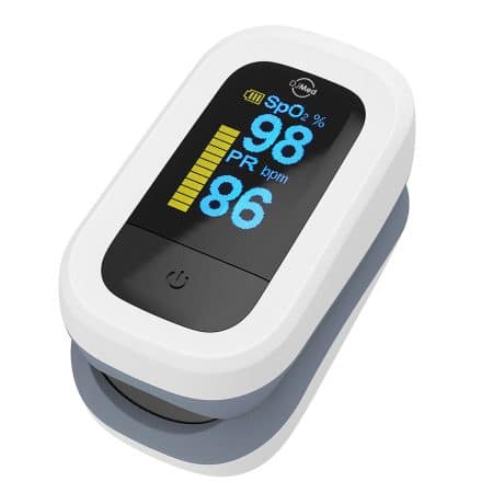 Finger Tip Pulse Oximeter - Oxygen Measuring Device, LCD display, accurate and reliable, fast read