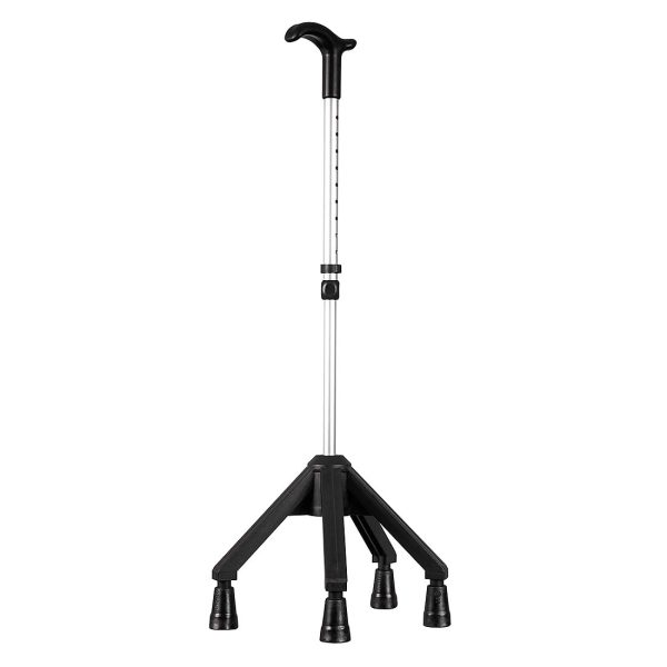 Quadro 4 point walking cane extended